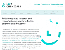 Tablet Screenshot of lifechemicals.com